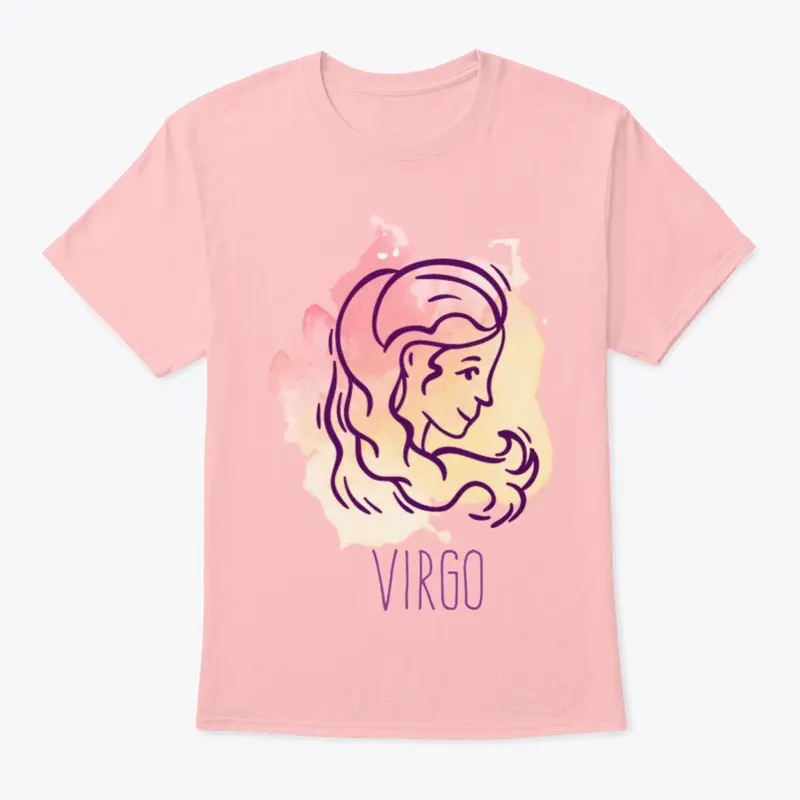 Virgo Zodiac Watercolor